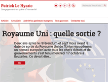 Tablet Screenshot of patrick-le-hyaric.fr